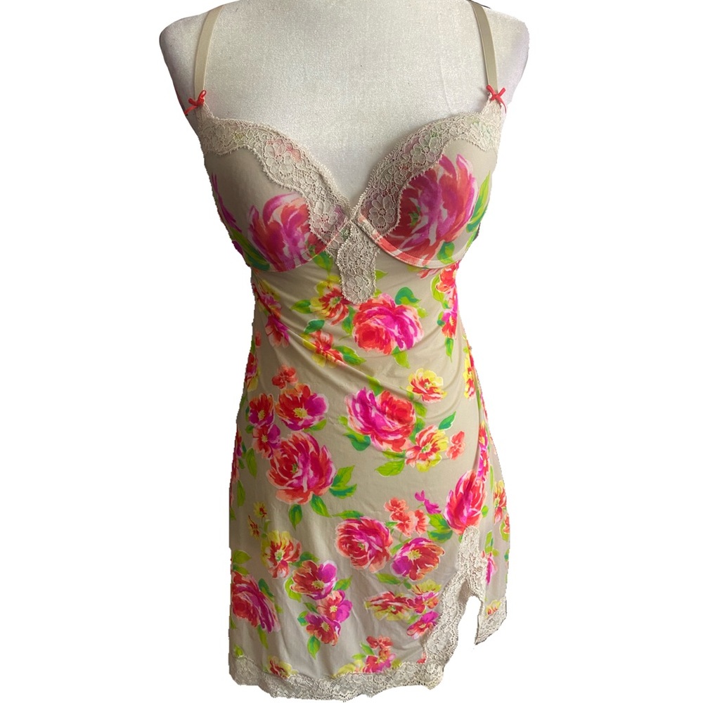 Victoria’s Secret floral lace lingerie dress